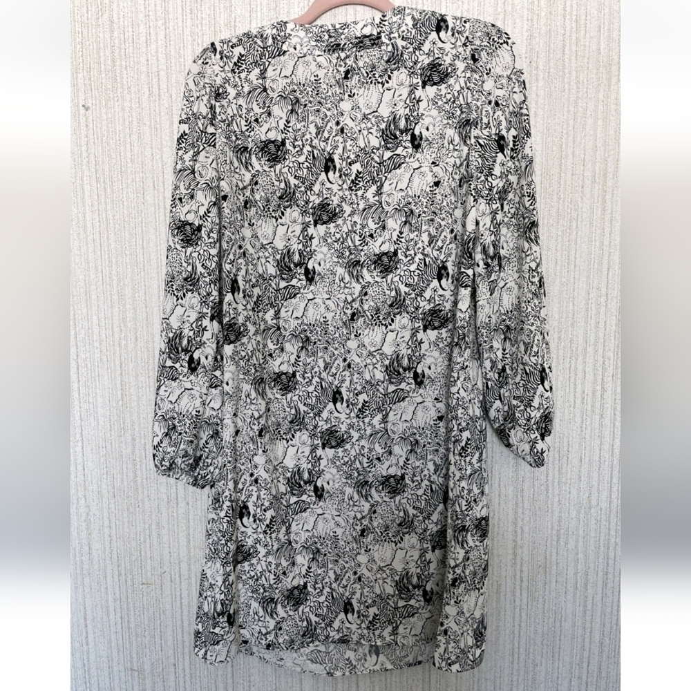 Lilly Pulitzer Size 6 Danika Tunic Dress Onyx Animal Magnetism - Picture 10 of 10